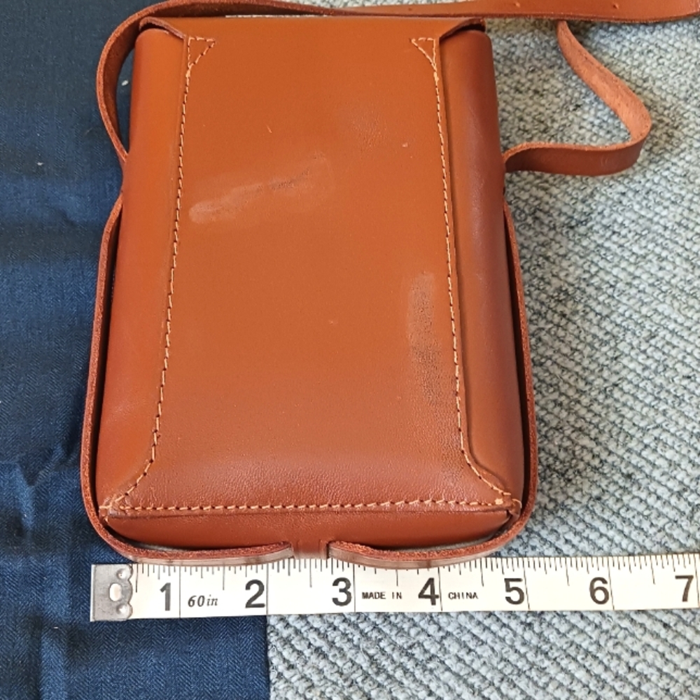 Vintage Kodak Brown Genuine Leather Camera Bag - Picture 7 of 11